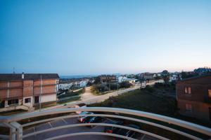 a view of a city street from a bridge at Hotel Di Nardo in Petacciato