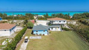 an aerial view of a house on a beach at Vacation Haven in Rolleville