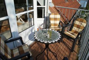 Balkón nebo terasa v ubytování Sea Lounge
