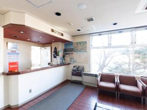a waiting room at a fast food restaurant at Tabist Hotel New Nemuro in Nemuro