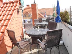 Balkón nebo terasa v ubytování Hotel Villa Weststrand