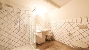 Ein Badezimmer in der Unterkunft Altstadt Gästehaus Drewes Wale