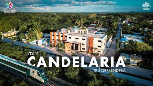 a magazine with the words cannabaria and a train at Hotel Taxaha in Candelaria