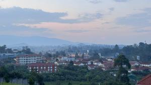 a view of a city with buildings and trees at Kent One Hotel in Fort Portal