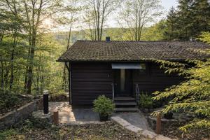 a small house in the middle of a forest at Baumhausfeeling im Wald nahe der Loreley in Bogel