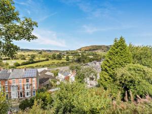 an aerial view of a town with houses and trees at 2 Bed in Corwen oc-77351 in Corwen