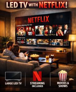 a poster for a netflix television show at Moon Bay apartment - Free large parking in Portorož