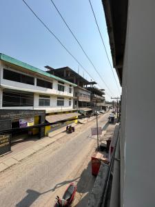 a view of a street from a building at Green leaf homes in North Lakhimpur