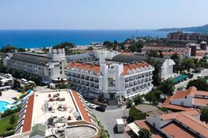 an aerial view of a resort with the ocean at Elit Life Otel - All Inclusive in Kemer