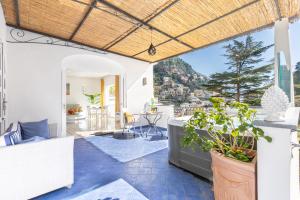 a house with a view of the city at YourHome - Villa Allegria in Positano