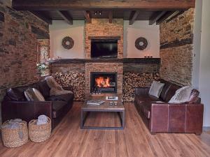 Zona de estar de Aldea Rural y Gastro Restaurante Casona de Labrada