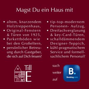 a screenshot of a cell phone with the text maxen haus mit at Haus Till E in Zell an der Mosel +74 photos