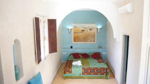Riad Jardin des Orangers客房内的一张或多张床位
