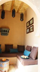 Riad Jardin des Orangers的休息区