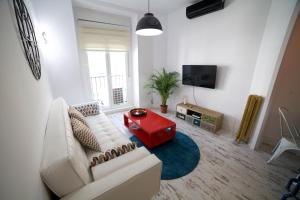 A television and/or entertainment centre at Apartments Madrid Las Letras