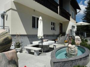 Część wypoczynkowa w obiekcie Ferienhaus Burgblick