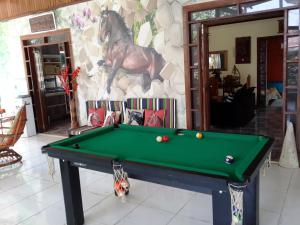 Mesa de billar en Chacara Santa Barbara