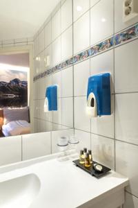 Koupelna v ubytování Senja Hotell