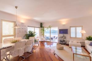 Posezení v ubytování Apartment Hedera A14