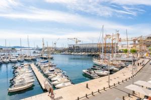 a marina filled with lots of boats in the water at Petit Emba in La Ciotat