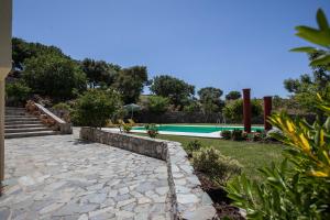 The swimming pool at or close to Petrinos Milos