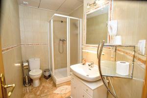 Koupelna v ubytování Hostal Carrizo