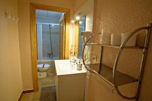 Koupelna v ubytování Hostal Carrizo