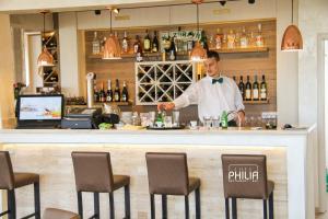 Lounge atau bar di Philia Hotel