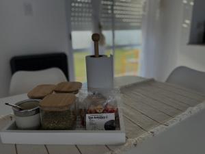 a tray of food sitting on a table at Las Lomitas in Lincoln +5 photos