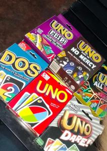 a group of different types of candy bars in a suitcase at Villa Amanda and Private Pool in Sampong