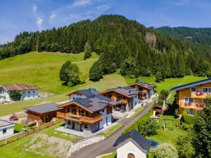 an aerial view of a home in a mountain at Wagrainer TauernLodge 42C in Wagrain