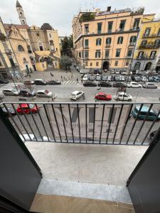 a view of a parking lot with cars parked at HV Carbonara 123 in Naples