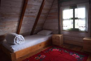 Cama ou camas em um quarto em Chalet Belino sokače