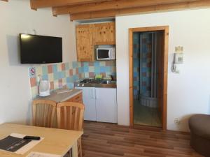 Kuchyň nebo kuchyňský kout v ubytování Tatralandia apartment
