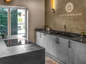 Dapur atau dapur kecil di Silver Cottage