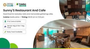 a screenshot of the restaurant and cafe website at Treebo Premium Nova Candolim with Pool and Spa in Candolim