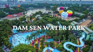 an image of dan san water park with the text dan san water park at 1001 Stars Hotel in Ho Chi Minh City