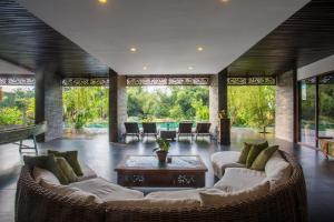 Area soggiorno di De Moksha Eco Friendly Boutique Resort