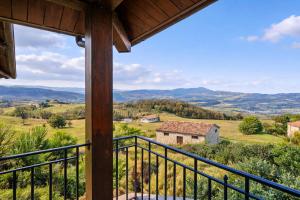 a view from the balcony of a house at Villa Fefa by MMega in Tolentino