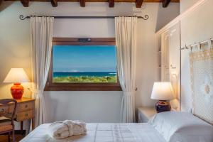 Кровать или кровати в номере Hotel Marana