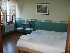 El Rancho Criollo tesisinde bir odada yatak veya yataklar