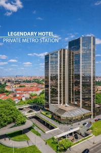 a rendering of the leeman city hotel pineapple metro station at Grand Hotel Prague Towers - Czech Leading Hotels in Prague