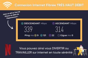 a screenshot of a cell phone screen with a text box at Le Modern Silhouette - Home Homy in Montluçon