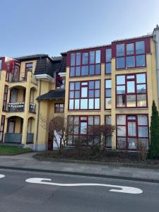 a large building on the side of a street at Very nice, Central and fully Furnished Apartment in Bonn