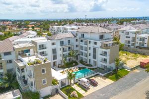 an aerial view of a large apartment complex at 3 Bedroom Villa in Estrella in Dominica