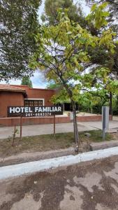 a hotel rancher sign in front of a building at Hotel Casa Grande in Pareditas