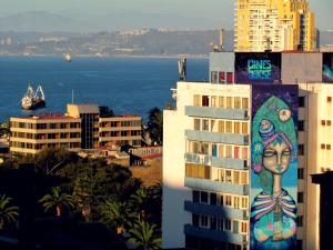 Afbeelding uit fotogalerij van La Casa Azul Hostel in Valparaíso