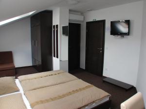 TV a/nebo společenská místnost v ubytování Rooms Levicki
