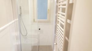 A bathroom at Scala Suite