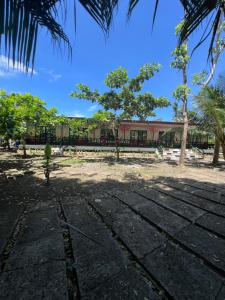 a park with trees and a building in the background at Dutch Guest House Studio in Siquijor +11 photos